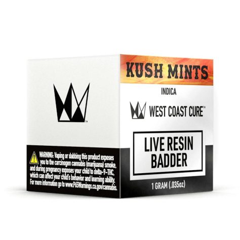 Live Resin Badder - Kush Mints