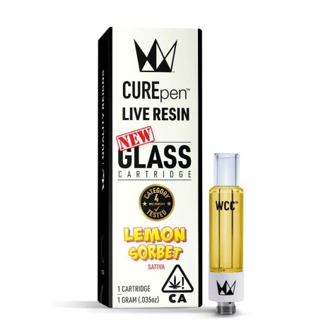 WCC LIVE RESIN 1g Cartridge - Lemon Sorbet Sativa