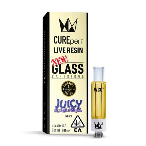 WCC LIVE RESIN 1g Cartridge - Juicy Blueberries Indica