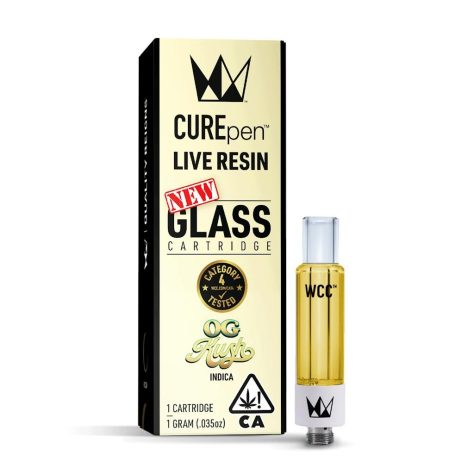 WCC LIVE RESIN 1g Cartridge - OG Kush Indica