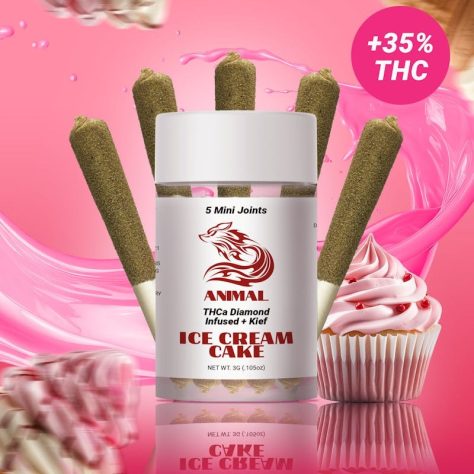 Animal THCa Infused 5pc pack - Ice Cream Cake Indica