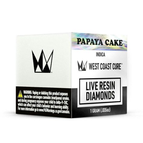 Live Resin Diamonds - Papaya Cake
