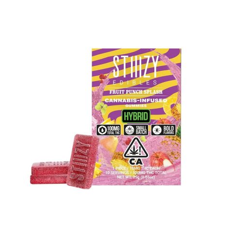 Stiiizy Gummies - Fruit Punch Splash Hybrid