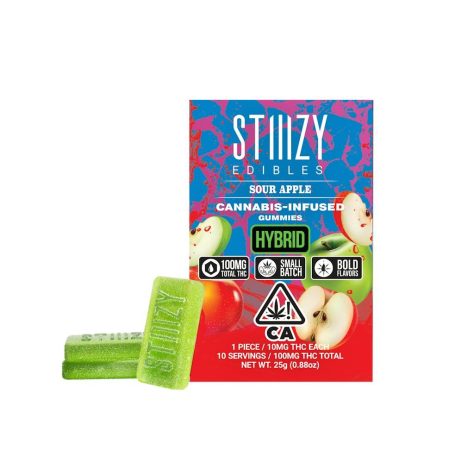 Stiiizy Gummies - Sour Apple Hybrid