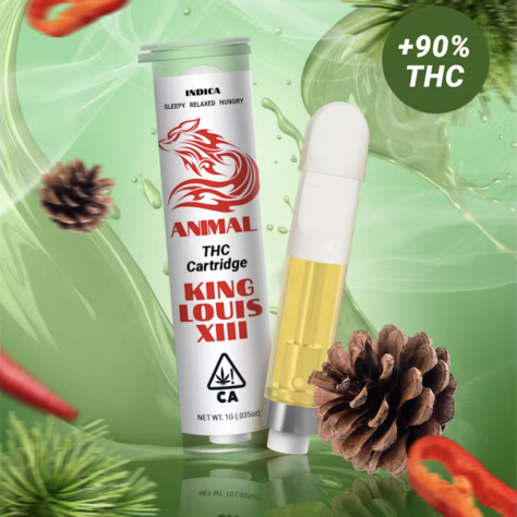 Animal 510 Cartridge 1g - King Louis Indica