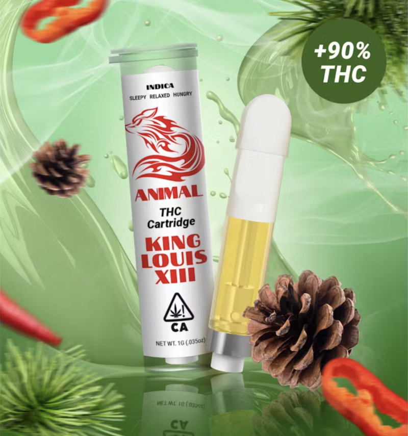Animal 510 Cartridge 1g - King Louis Indica
